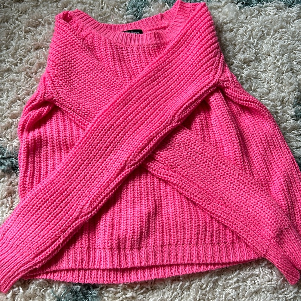 Pink love always sweater